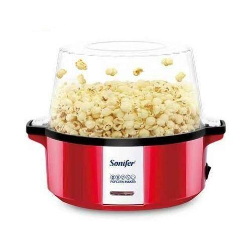 product_image_name-Sonifer-Professional Oil Hot Plate Multifunctional Electric Mini Popcorn Maker Machine - Red-1