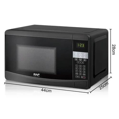 product_image_name-RAF-Digital Black High Quality Electric Microwave Oven 20L Large Capacity Home Use for Pizza Roast Chicken Cooker Baking Machine- Black-5