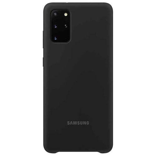 product_image_name-Generic-Galaxy S20 Plus 5G Original Silicone Case - Soft Touch Shockproof Back Cover (Black)-1