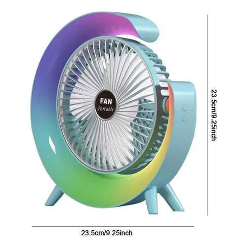 product_image_name-Generic-Portable Fan With Lights-White Multi Colour-1
