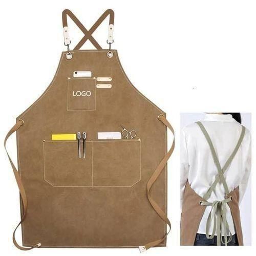 product_image_name-Generic-Durable Canvas Work Apron with Cross-Back Straps-1