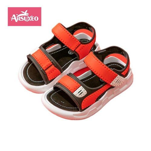 product_image_name-Arsuxeo-Children's Boys Sandals Baby Shoes Kids Flat Child Beach Shoes Sports Soft Non-slip Casual Toddler Sandals-1