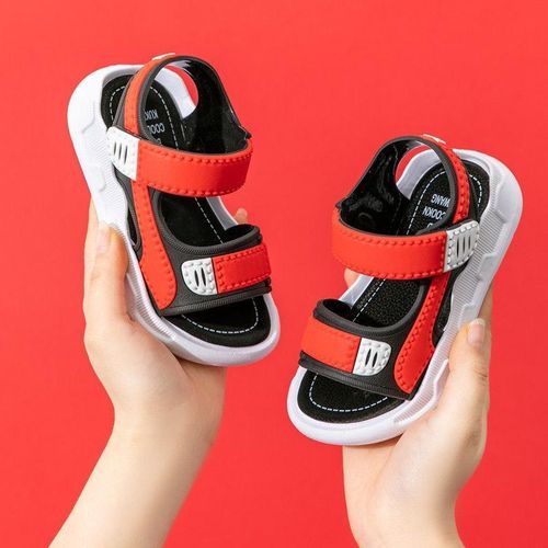 product_image_name-Arsuxeo-Children's Boys Sandals Baby Shoes Kids Flat Child Beach Shoes Sports Soft Non-slip Casual Toddler Sandals-5