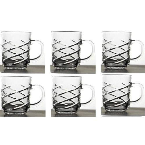 product_image_name-Generic-6 Pieces Tea Glasses With Handle And A Unique Design-Transparent-1