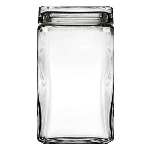 product_image_name-Generic-400ml & 800ml Acrylic Jar Food Preserve Airtight Container With Lids For Coffee, Sweets, Biscuits, Flour, Tea Glass Storage Jars-Clear -2