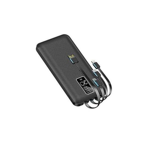 product_image_name-ZHY-10000mAh Power Bank With 4 Different Charging Cables - Black-3