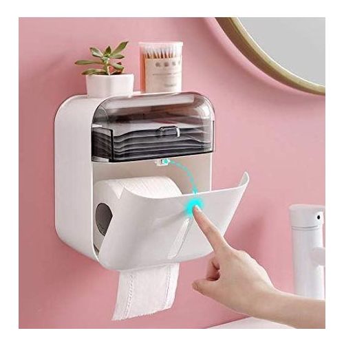 FJYDBTWJ Paper Towel Holders Perforation-Free Waterproof