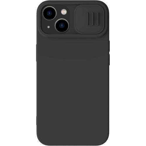 product_image_name-Generic-Iphone 13 CamShield Silky Liquid Silicone Case with Camera Cover, Slide Lens Protection - Black-1