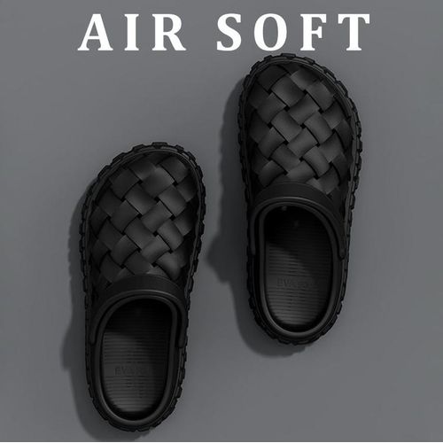 product_image_name-Fashion-Men's outdoor platform sandals/slippers/beach shoes/crocs-black -5
