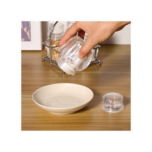 product_image_name-Generic-4 Piece Spice, Salt, pepper Shaker Rack Organizer - Clear.-2