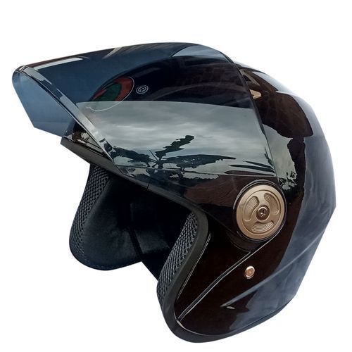 product_image_name-Generic-Half Face Shock Resistant Helmet - Black-1