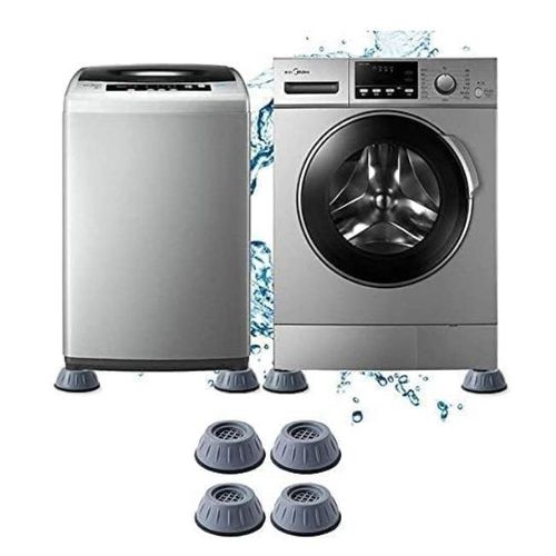 product_image_name-Generic-Shock Pads For Fridge, Washing Machine, Closets,  - Grey,-1