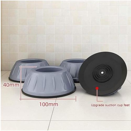 product_image_name-Generic-Shock Pads For Fridge, Washing Machine, Closets,  - Grey,-2