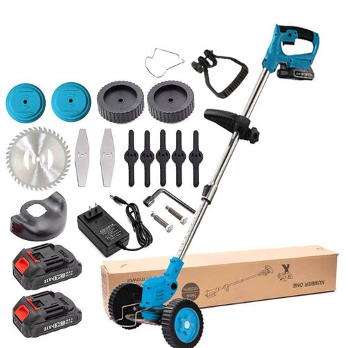 product_image_name-Generic-Lawn mower/grass cutter rechargeable 2 batteries-1