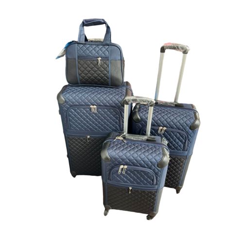 product_image_name-Fashion-4 Piece Luggage Suitcase-Black-1