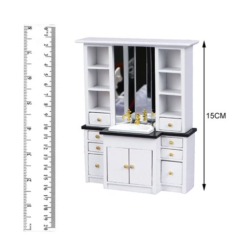 Shop 1 12 Mini Toy Cupboard Wooden Wash Basin Dollhouse Furniture
