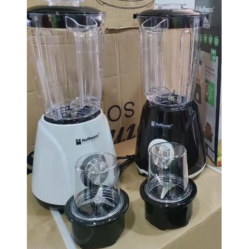 product_image_name-Hoffmans-1.6L Blender, Dry Grinder 2 in 1 Black, White-1