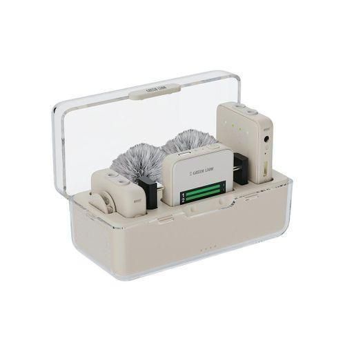 product_image_name-Green Lion-Wireless Lavalier Microphone System with Charging Case - multicolor-4