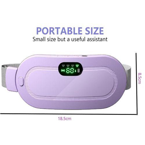 product_image_name-Generic-MenstrualHeating Pad Belt with Vibration ForMenstrual Pain Relief,MENSTRUALCUP Cordless Period Cramp Relief Massager Belt-5