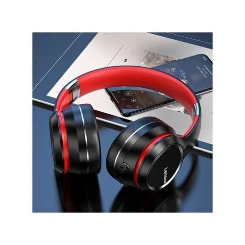 product_image_name-Lenovo-HD 200 Foldable Over Ear Wireless Headphones- Black/Red-5