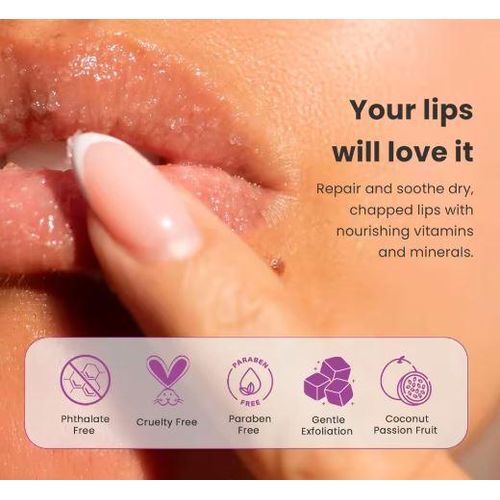 product_image_name-Generic-Wheat Sugar Exfoliating Lip Scrub for Soft Lips 20g-5