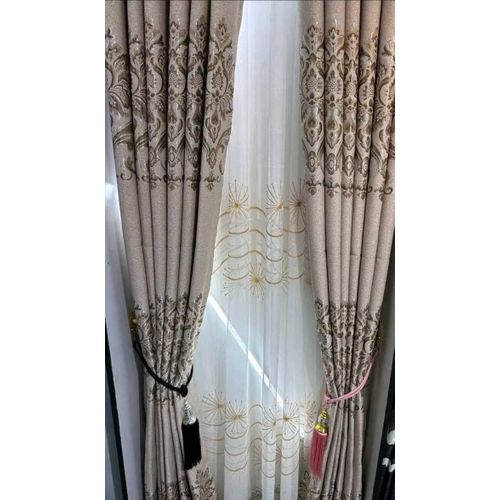 product_image_name-Generic- Curtains Sliding Patio Door Curtain For Brown -1