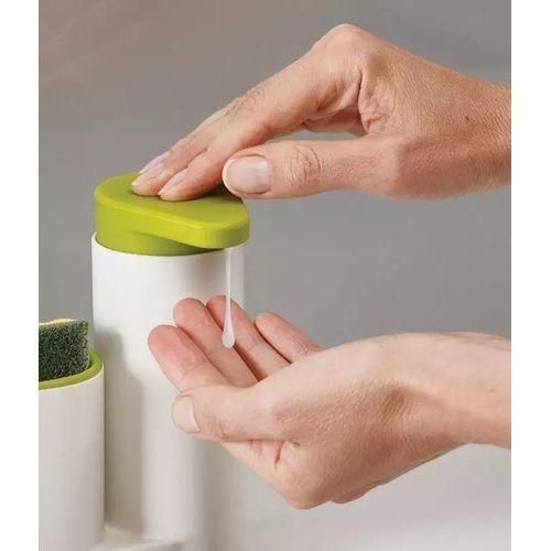 product_image_name-Generic-2 Piece Bathroom And Kitchen Tidy Sink Drainer Organizer Holder Set - White-5