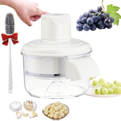 product_image_name-Generic-Electric Peeling Machine for Onion Skin Remover Tomato,Garlic,Grapes,Small Potato Peeler, Rechargeable Multipurpose  Quick Automatic Fruit & Vegetable Peeler Machine NOT Fits for Large Fruits as Potatoes and Apples -8