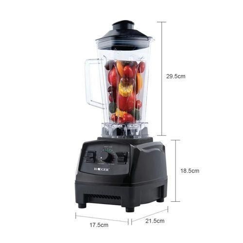 product_image_name-Generic-Powerful 2 Liters Plastic Fruit Blender With Sharp Blades-Transparent-2