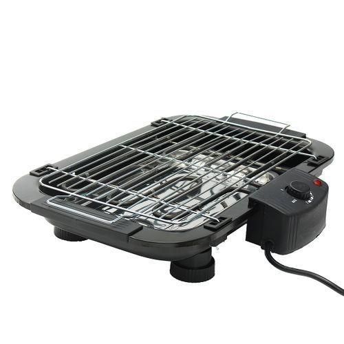 product_image_name-Generic-Smokeless Non-stick Electric Barbecue (BBQ) Grill Machine-Black.-5