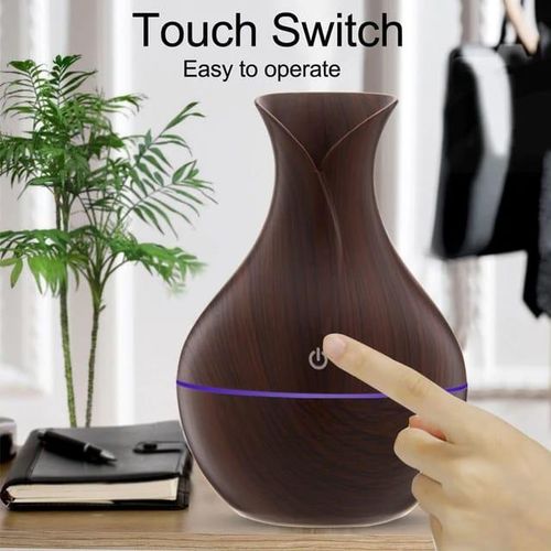 product_image_name-Generic-Vase Body Design Aromatherapy Electric Air Freshener Humidifier Warm Night Light Air Diffuser- Multicolor-4