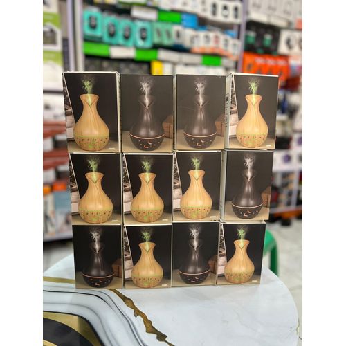 product_image_name-Generic-Vase Body Design Aromatherapy Electric Air Freshener Humidifier Warm Night Light Air Diffuser- Multicolor-7