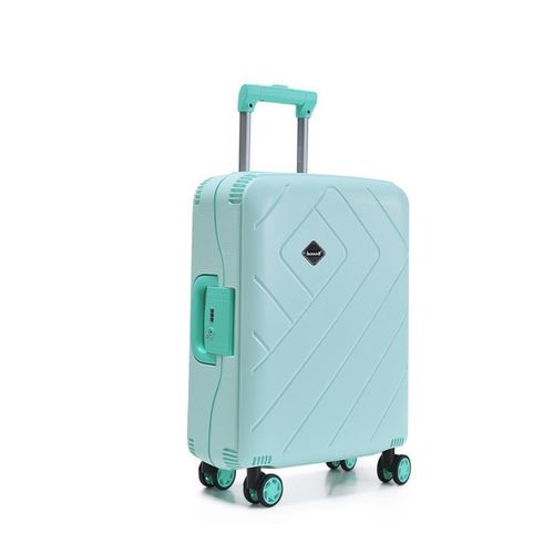 product_image_name-Generic-3 Piece Of 20/24/28 inch PP Suitcases Wheel Rolling Luggage Spinner password Travel Bag Cabin Trolley Unbreakable Luggage Fashion Bags- Multicolor-5