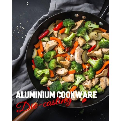 product_image_name-Generic-26cm Professional Commercial Non Stick Stainless Steel Frying Pan Hotel Pancake Fried Dumpling Chapati stew Pan With Steel Handle.-3