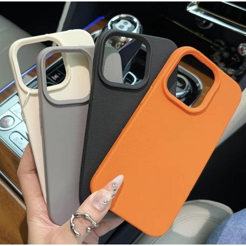 product_image_name-Generic-Premium Cream Textured Case for iPhone 15 Pro Max-2