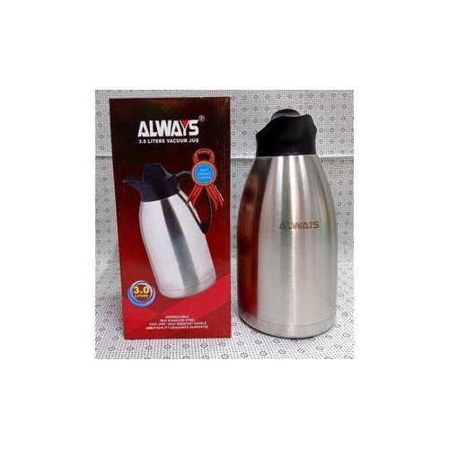 product_image_name-Always-Stainless Steel Vacuum Flask, 3 Litre - Silver-1