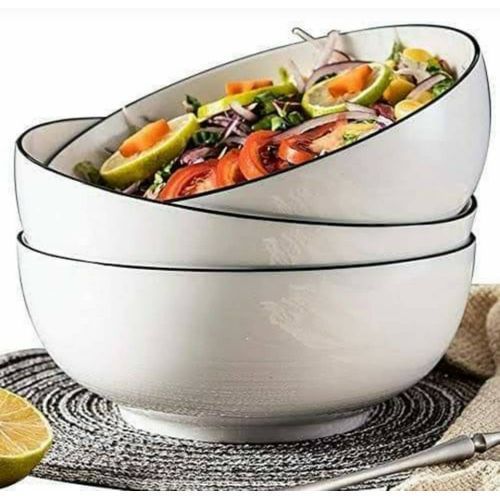 product_image_name-Generic-6Pc Ceramic Soup Bowls - White-1
