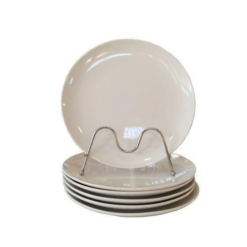 product_image_name-Generic-Ceramic 6 Pieces Plates With Curve-White-1
