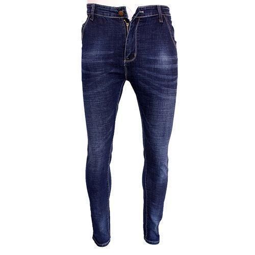 product_image_name-Generic-Men's Slim Fit Stretchy Faded Jean Trouser Pockets May Vary - Blue-1