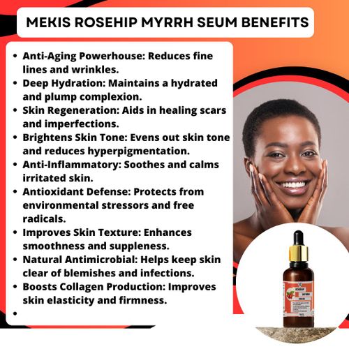 product_image_name-Mekis-Rosehip Seed with Myrrh Blend Serum - Anti-Aging Powerhouse, Skin Regeneration ,Brightens Skin Tone ,Boosts Collagen Production-2