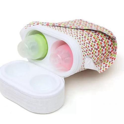 product_image_name-Generic-Bottle Warmer With 2 Extra Bottles - White With Dots-1