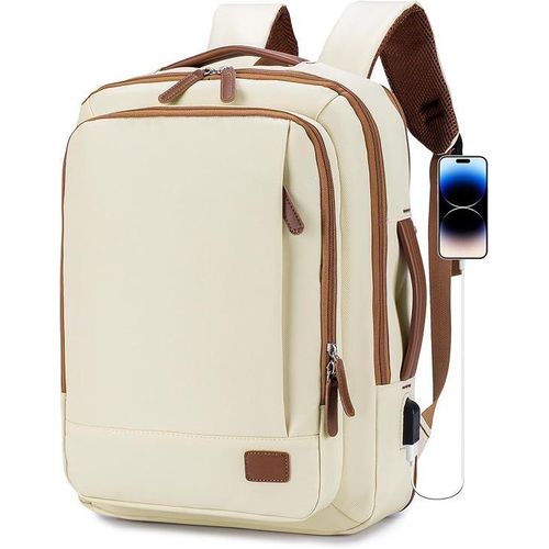 product_image_name-Generic-15.6" Laptop Backpack for Men Women, 20L Small Travel Backpack, Carry On Travel  Backpacks for College, Personal Item Wizzair Luggage Cabin Airplane Waterproof Expandable Backpacks for Schools planes Work with USB Charging Port  -4