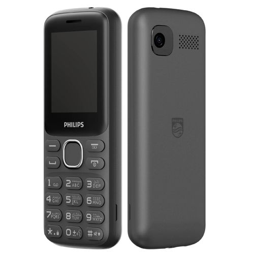 product_image_name-Generic-Philips Fun 101 Good Quality 2.0 Screen Dual SIM 2000 Contacts 1500mAh Battery Type C - Black-1