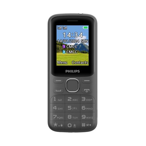 product_image_name-Generic-Philips Fun 101 Good Quality 2.0 Screen Dual SIM 2000 Contacts 1500mAh Battery Type C - Black-2