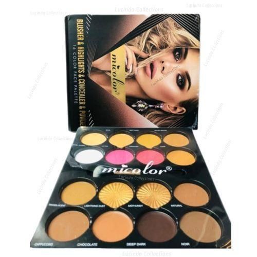 product_image_name-Micolor-16Color Blusher,Highlighter,Concealer,Powder -1