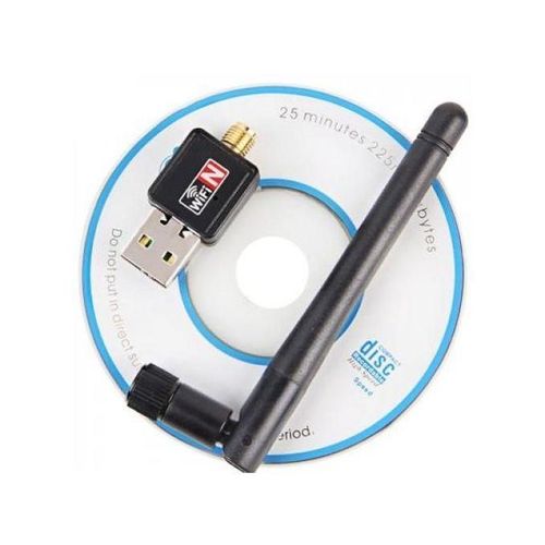 product_image_name-Generic-Mini Wifi Adapter Wireless Usb Wifi Adapter Dongle With Antenna -Black-1