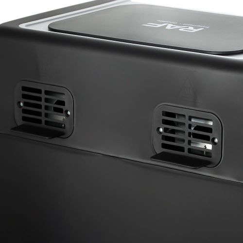 product_image_name-RAF-5.OL + 5.0L Dua 10L Airfryer Machine With 2 Baskets- Color Black-5