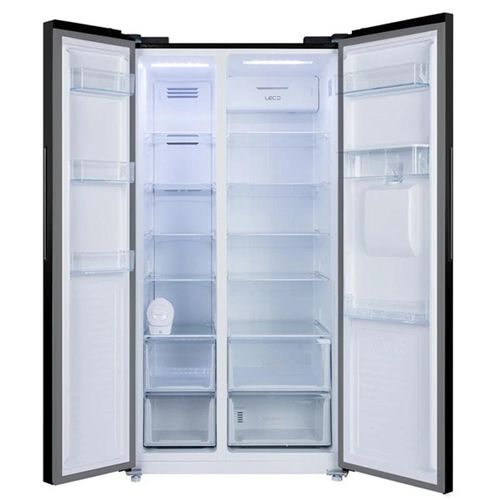 product_image_name-Chiq- 560 Liters Side By Side Refrigerator - Black-2