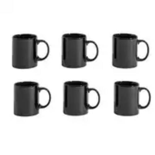 product_image_name-Generic-6 Pieces Of Tea Coffee Cup Mugs - Black. .-2