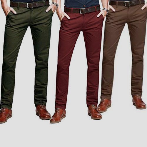Shop 3 in 1 Men's Stretcher Khaki Trousers - Multicolour | Jumia Uganda